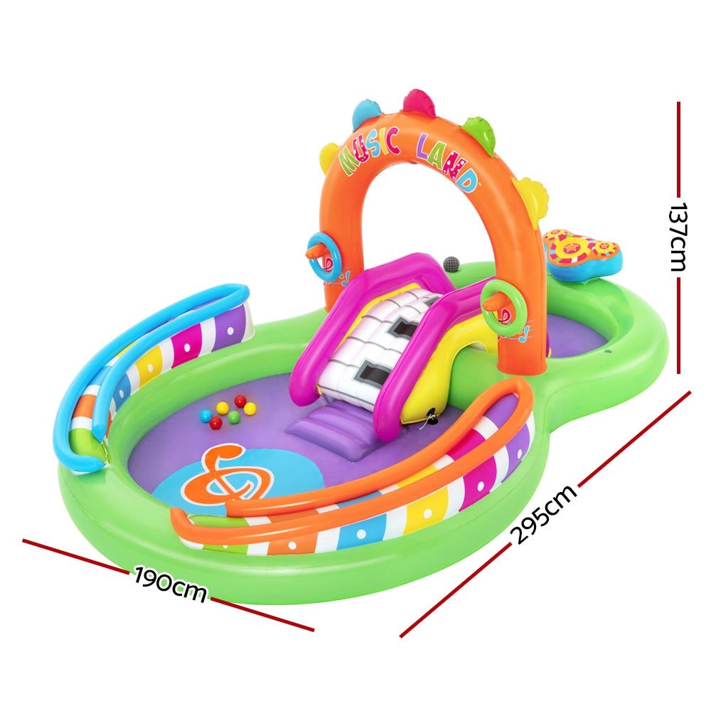 Sing ‘n Splash Inflatable Kids Pool 295x190x137cm Water Play Set