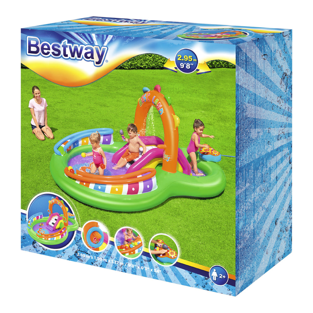 Sing ‘n Splash Inflatable Kids Pool 295x190x137cm Water Play Set