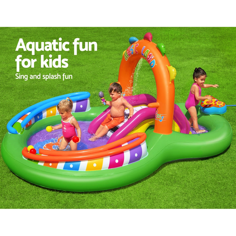 Sing ‘n Splash Inflatable Kids Pool 295x190x137cm Water Play Set