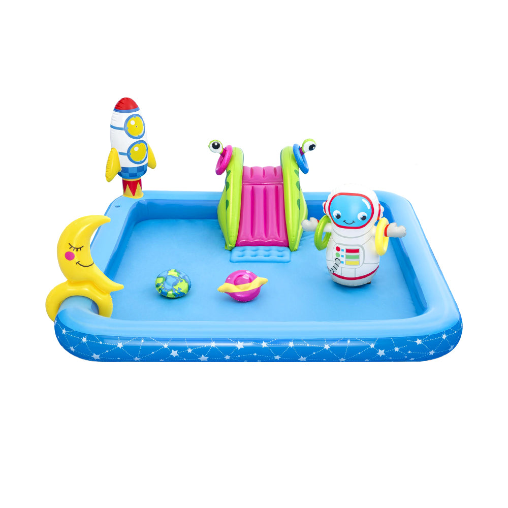 Fantastic Play Kids Pool 228x206x84cm Inflatable Above Ground Space Theme