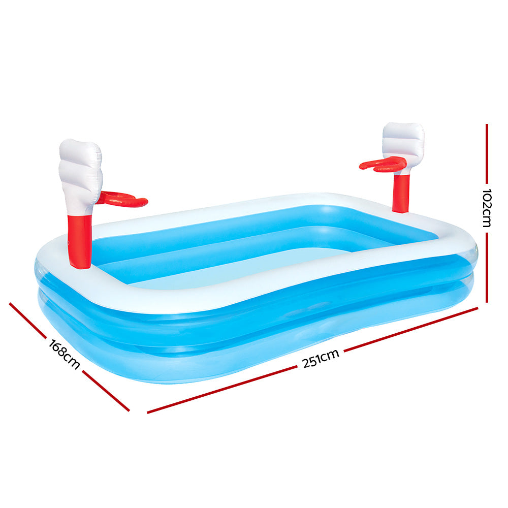 Bestway Kids Inflatable Basketball Play Pool 636L