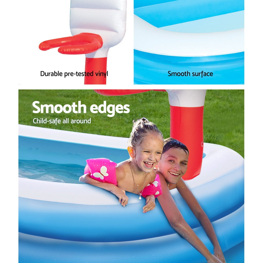 Bestway Kids Inflatable Basketball Play Pool 636L