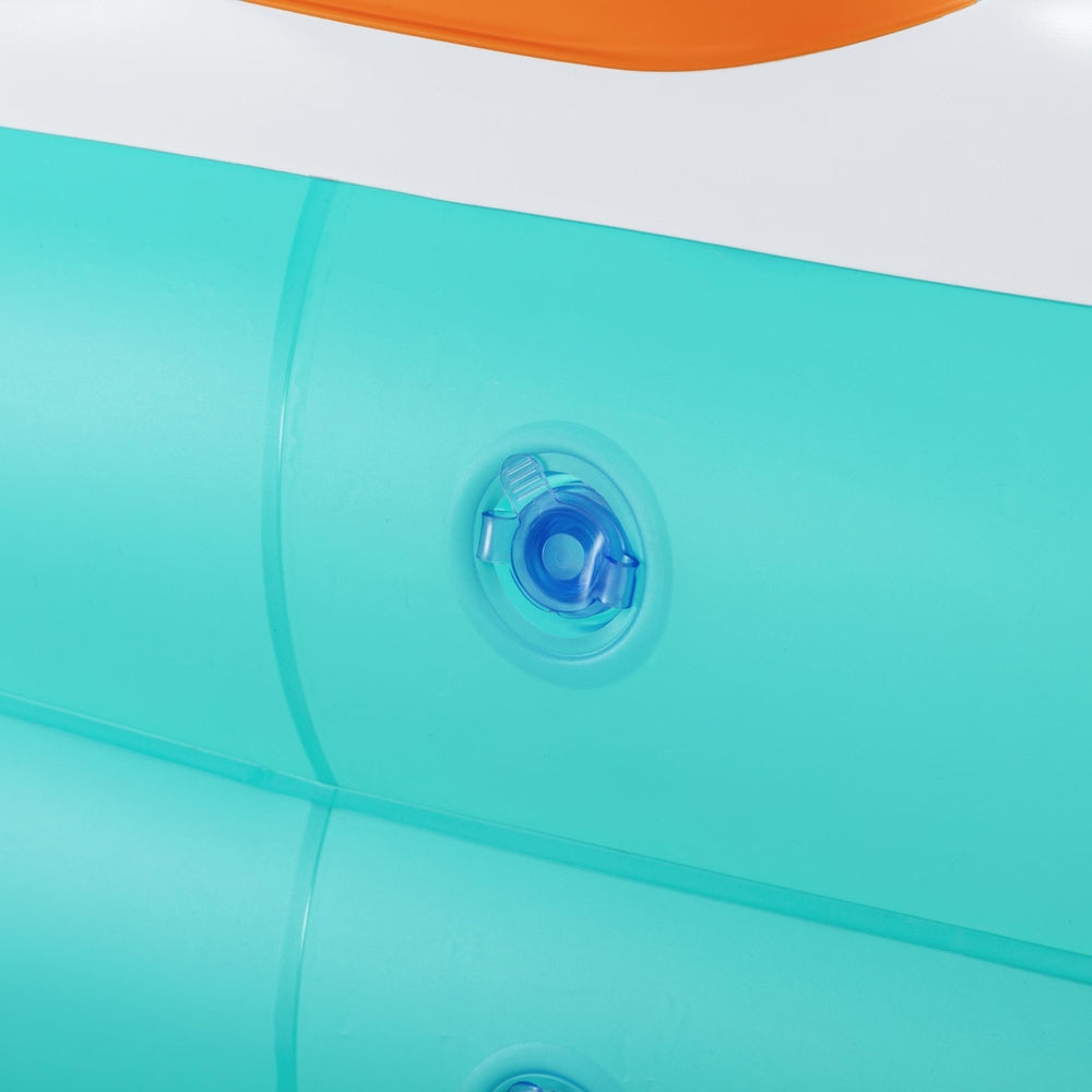 Bestway Kids Inflatable Play Pool 251x168cm Basketball Hoop