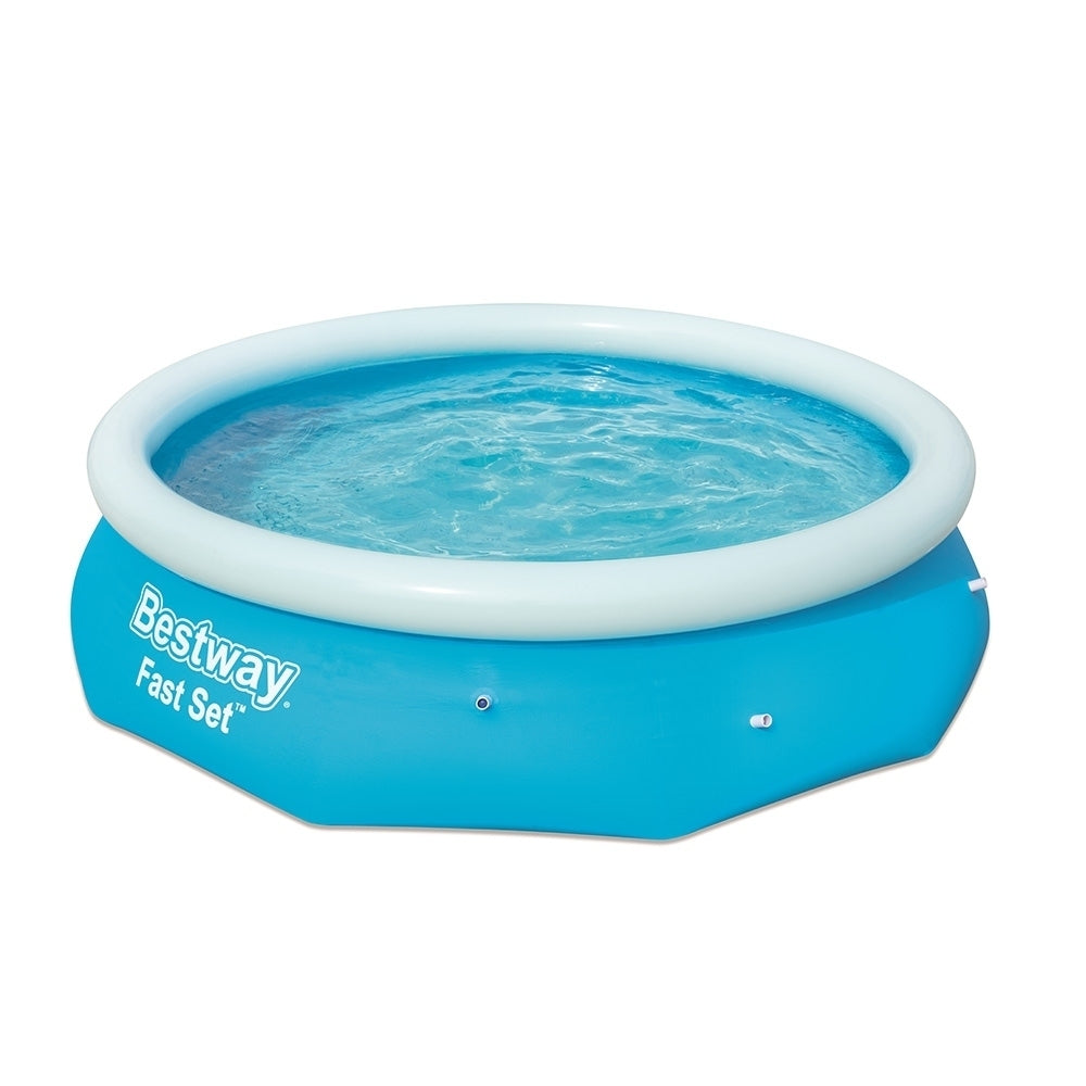 Bestway 305x76cm Round Inflatable Pool 3800L Blue