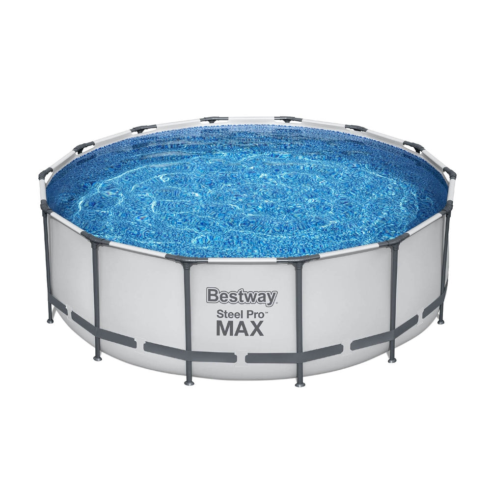Steel Pro MAX 427cm Round Above Ground Pool with Filter Pump & Ladder