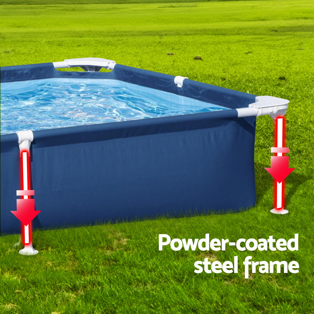 Steel Pro 1200L Above-Ground Pool Blue