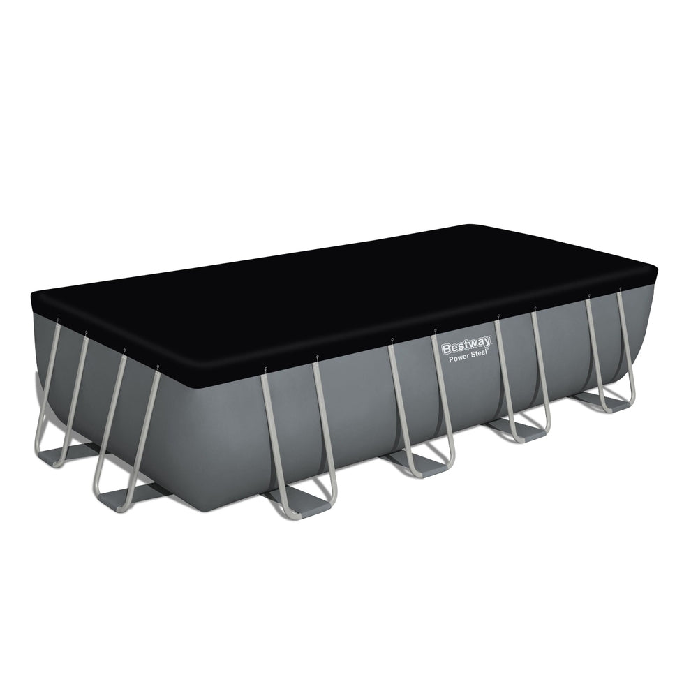 Power Steel 549x274x122cm Steel Frame Above Ground Pool Grey