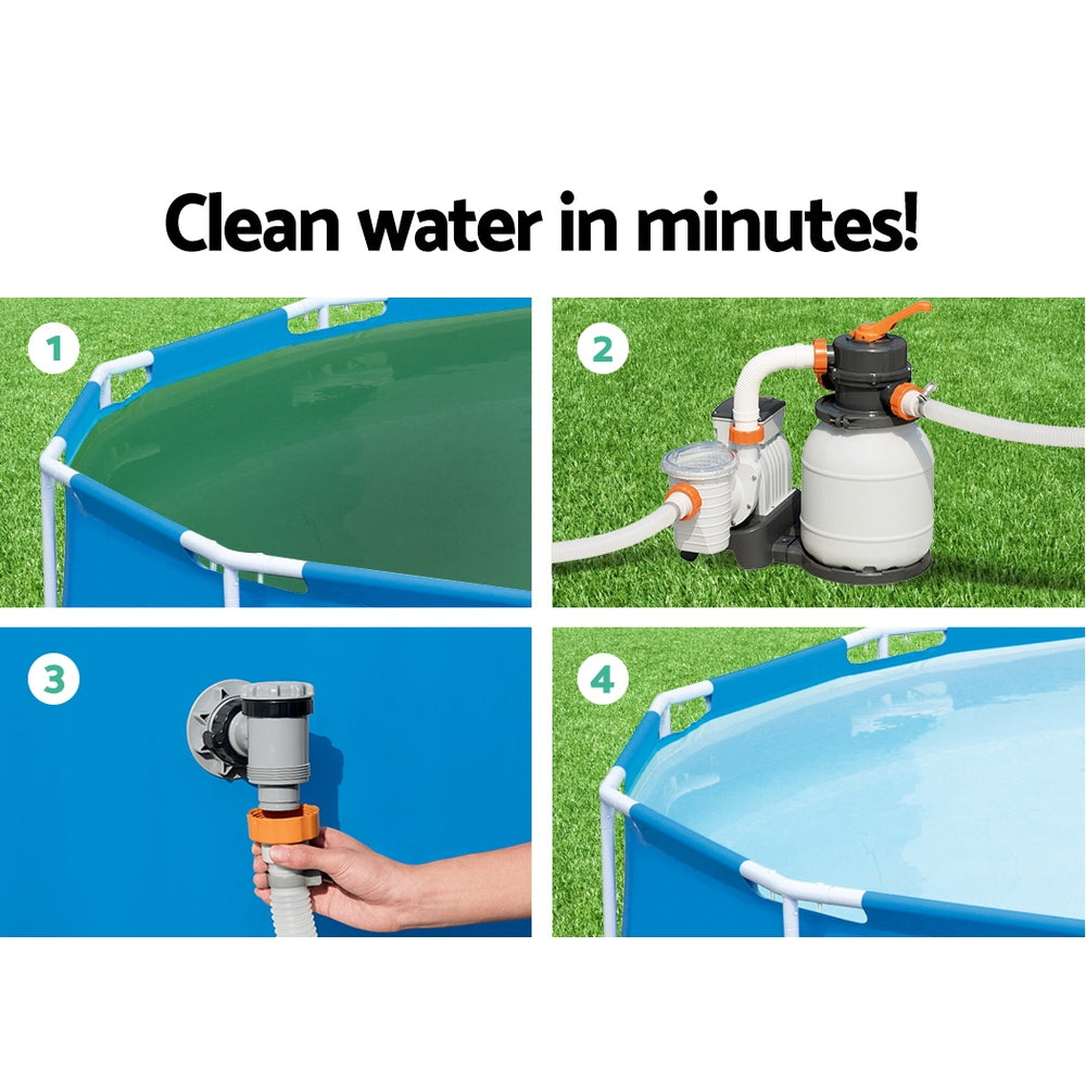 Flowclear 1500GPH Pool Pump Sand Filter for Large Pools