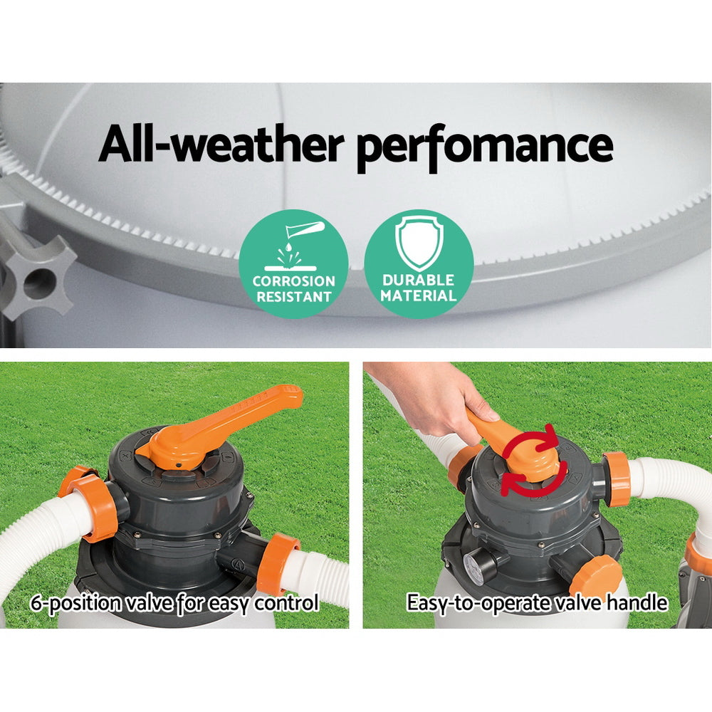 Flowclear 1500GPH Pool Pump Sand Filter for Large Pools