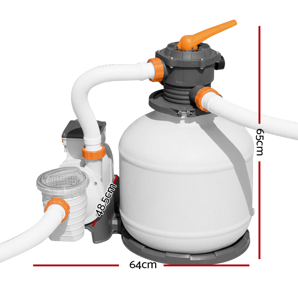 FlowClear™ 3000GPH Sand Filter Pool Pump 11355L/H