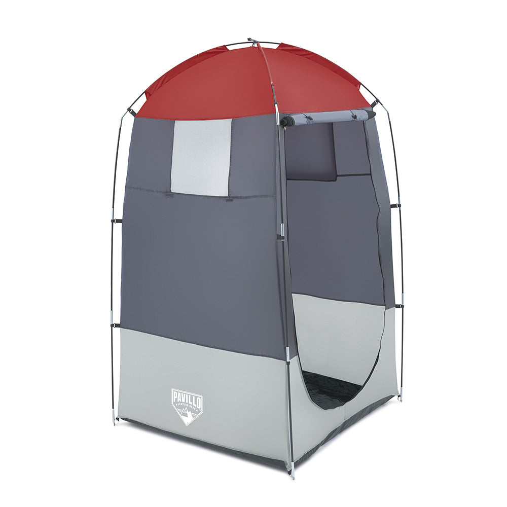 Bestway Portable Shower Tent Grey/Red Privacy Shelter