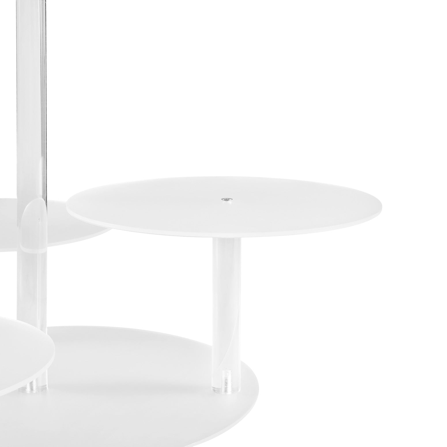 5-Star Chef 5-Tier Acrylic Cake Stand Clear Round Wedding Party Display