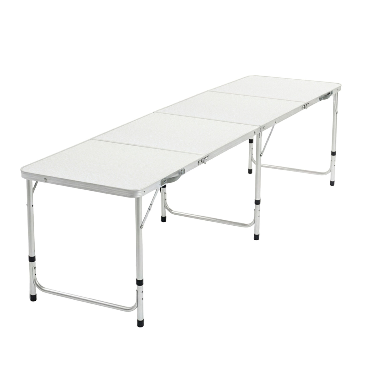 Weisshorn Folding Camping Table 240cm Aluminium Outdoor Picnic Desk