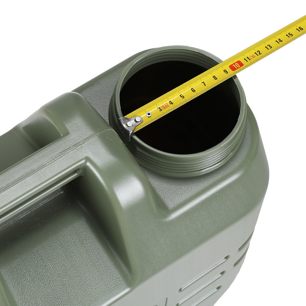 Weisshorn 12L Water Container Jerry Can Green Camping Storage