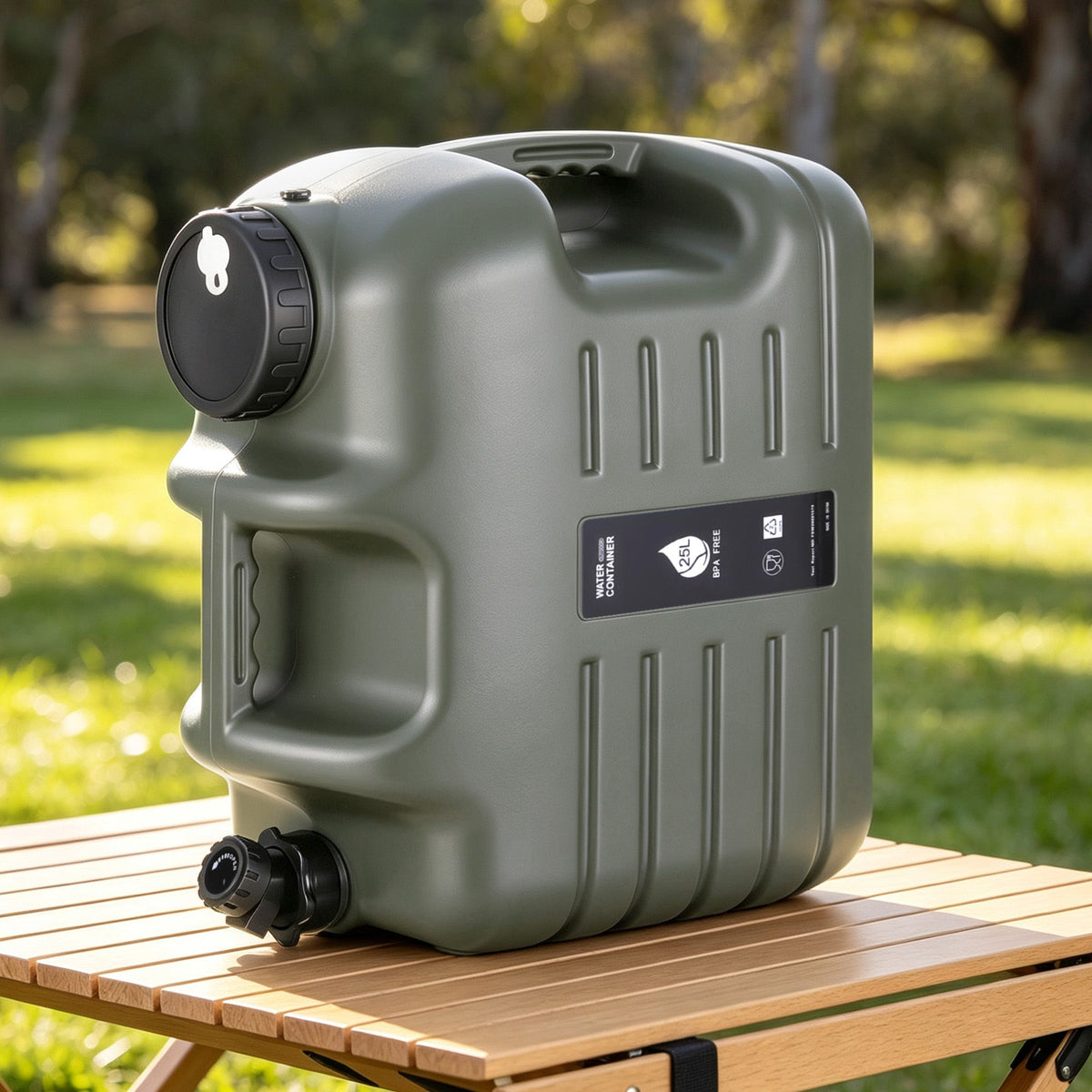 Weisshorn 25L Water Container Jerry Can Camping Outdoor Storage