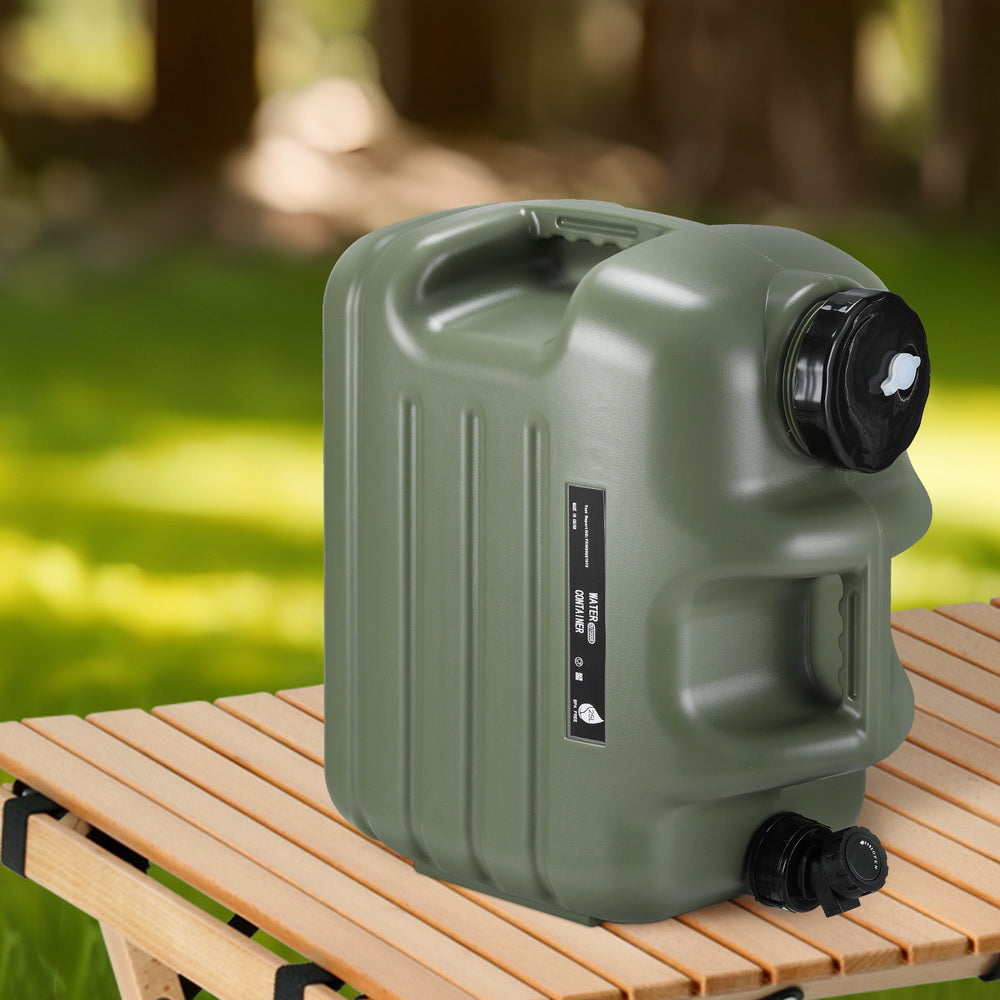 Weisshorn 25L Camping Water Container Jerry Can Green