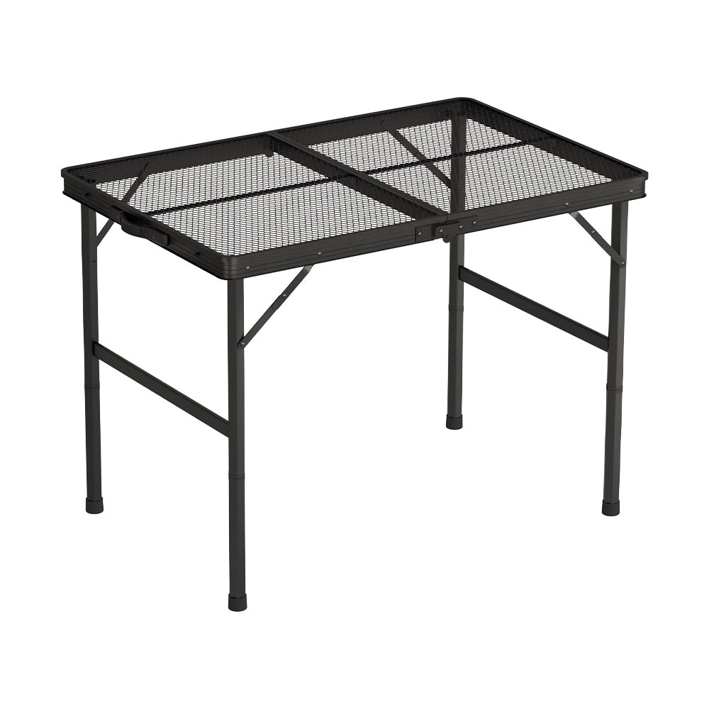 Weisshorn 90cm Aluminium Folding Camping Table Portable BBQ Picnic