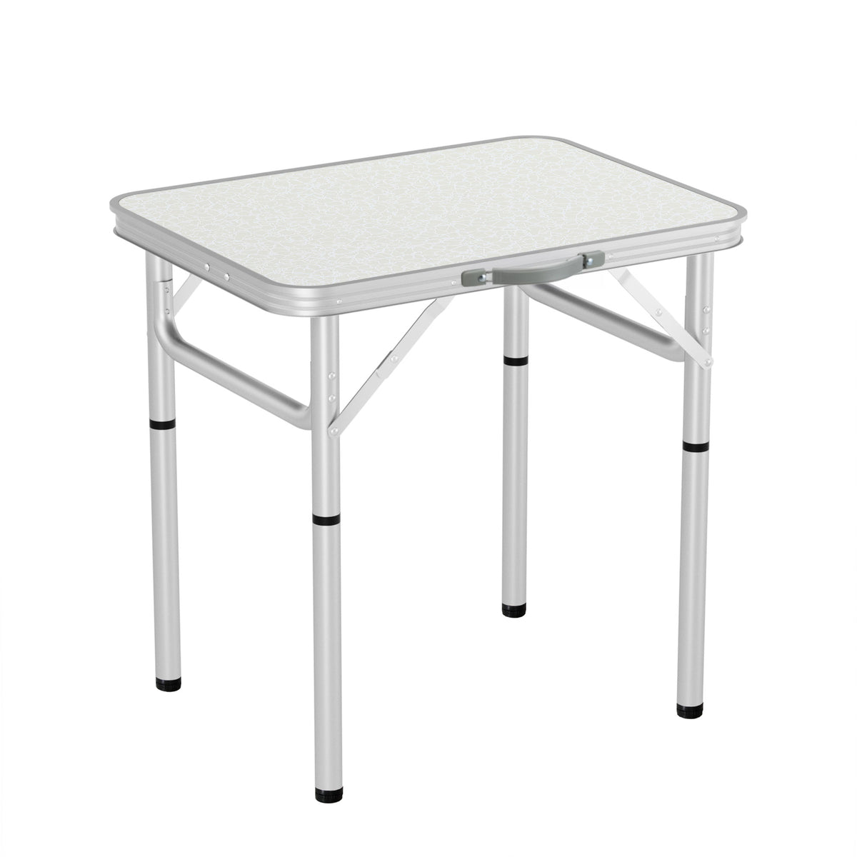 Weisshorn Folding Camping Table 60cm Adjustable Outdoor Picnic Desk