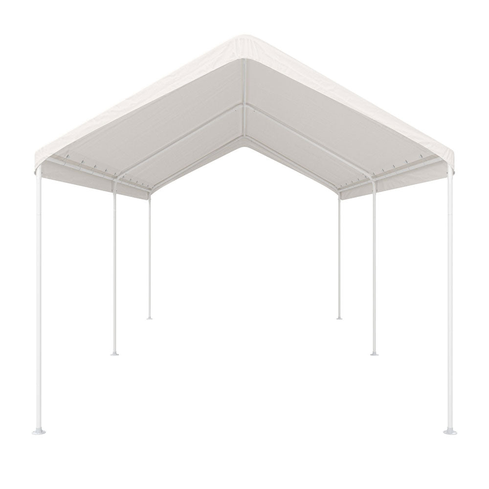 Instahut 3x6m Steel Carport Kit White Portable Shelter