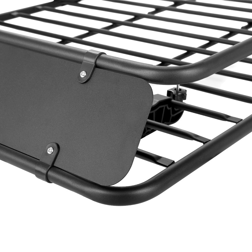 Giantz 160cm Car Roof Rack Basket Cargo Carrier Black