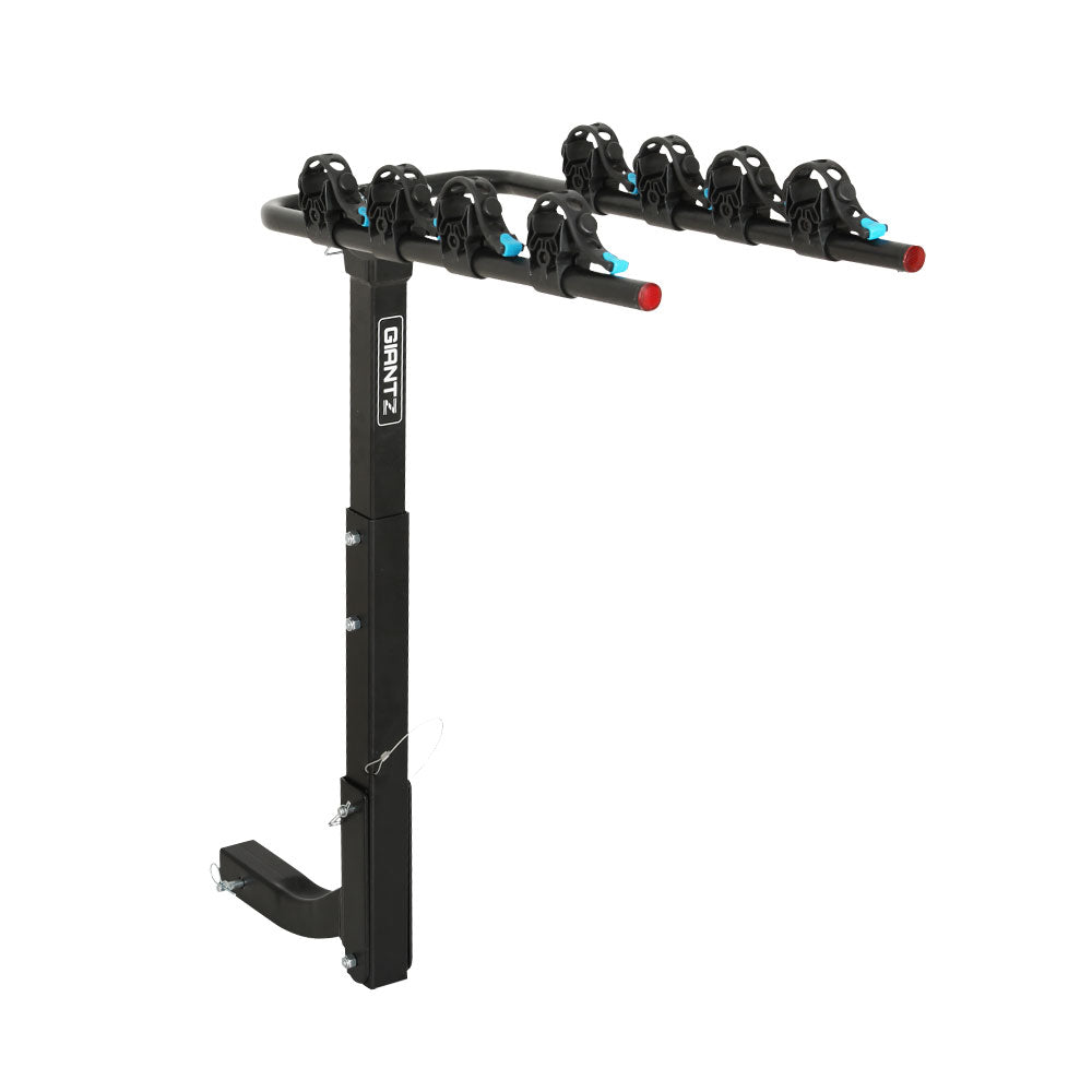 Giantz 4 Bike Carrier Foldable Rear Hitch Bike Rack for 2-Inch Towbar