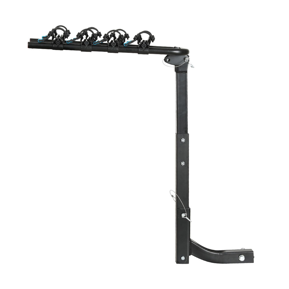 Giantz 4-Bike Carrier Rack Foldable Rear Hitch Mount Black