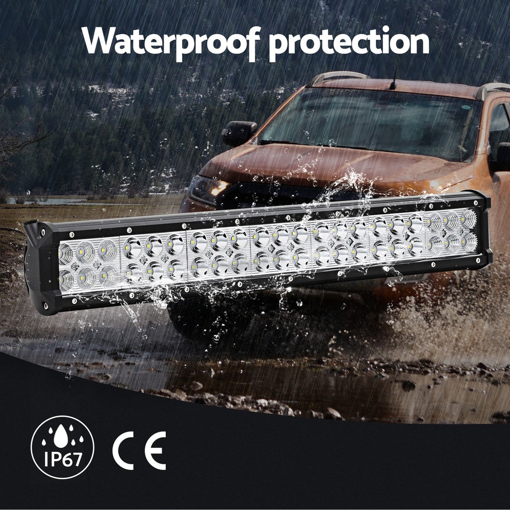 Giantz 20" LED Driving Light Bar Flood Spot Offroad Truck
