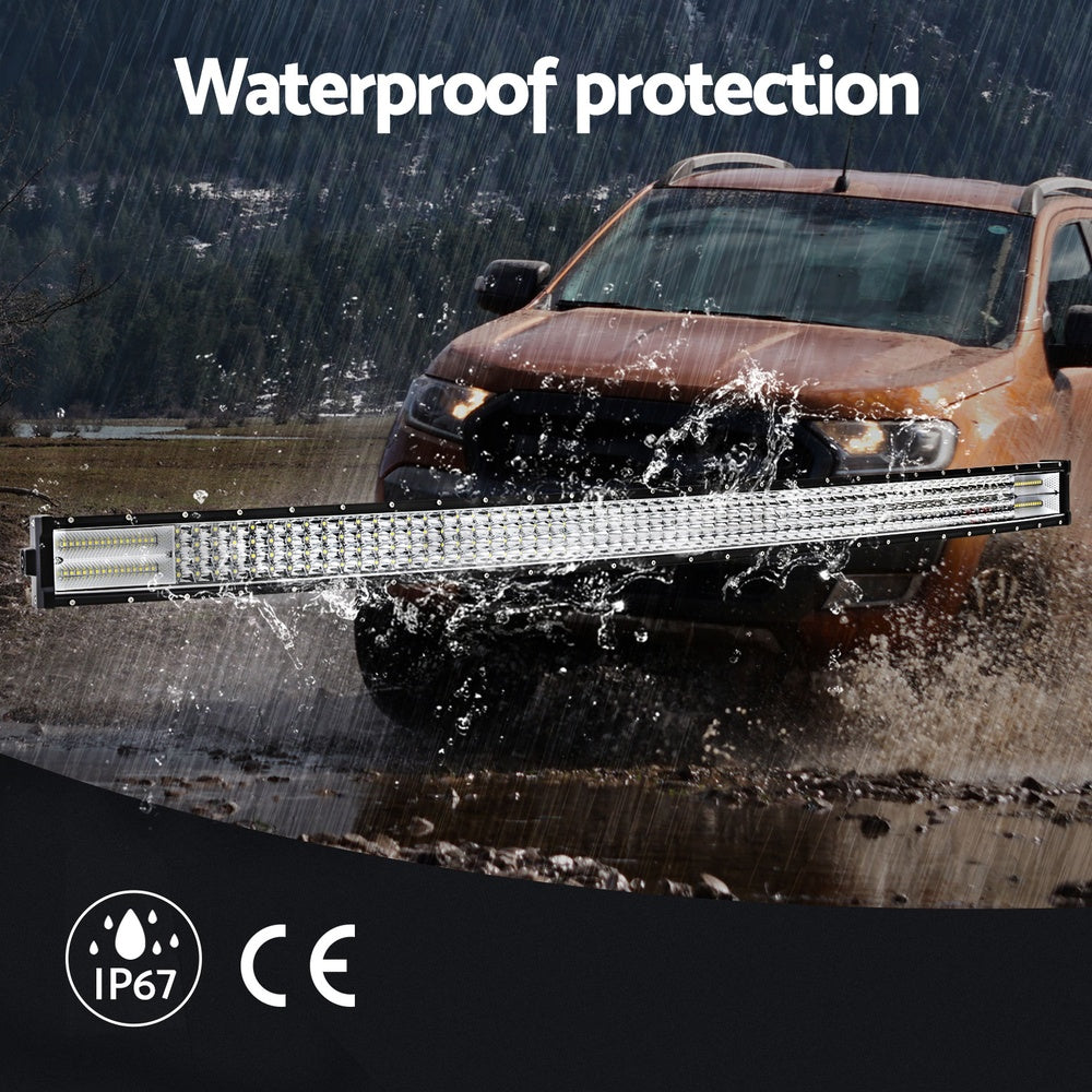 Giantz 50" LED Driving Light Bar Flood Spot Offroad Truck