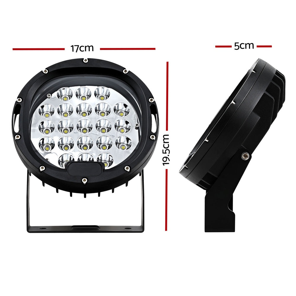 Giantz 7 Inch LED Driving Lights Flood Spot Car Truck SUV 12V 24V