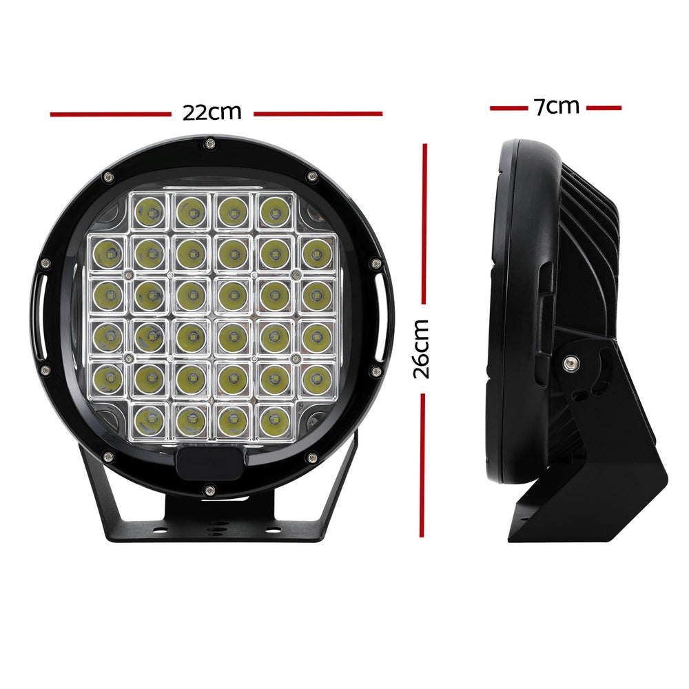 Giantz 9-Inch LED Driving Lights Flood Spot Car Truck SUV 12V 24V