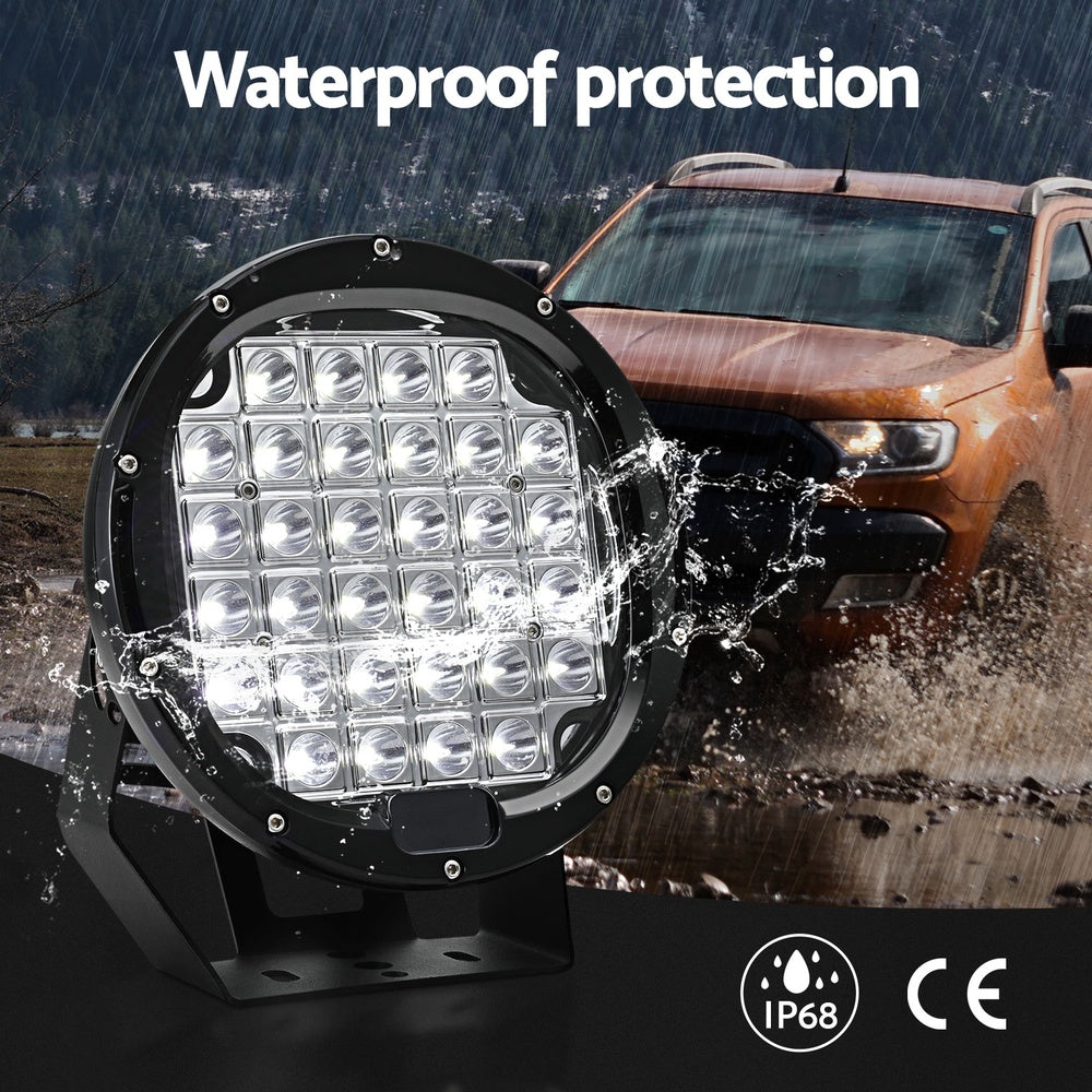 Giantz 9-Inch LED Driving Lights Flood Spot Car Truck SUV 12V 24V