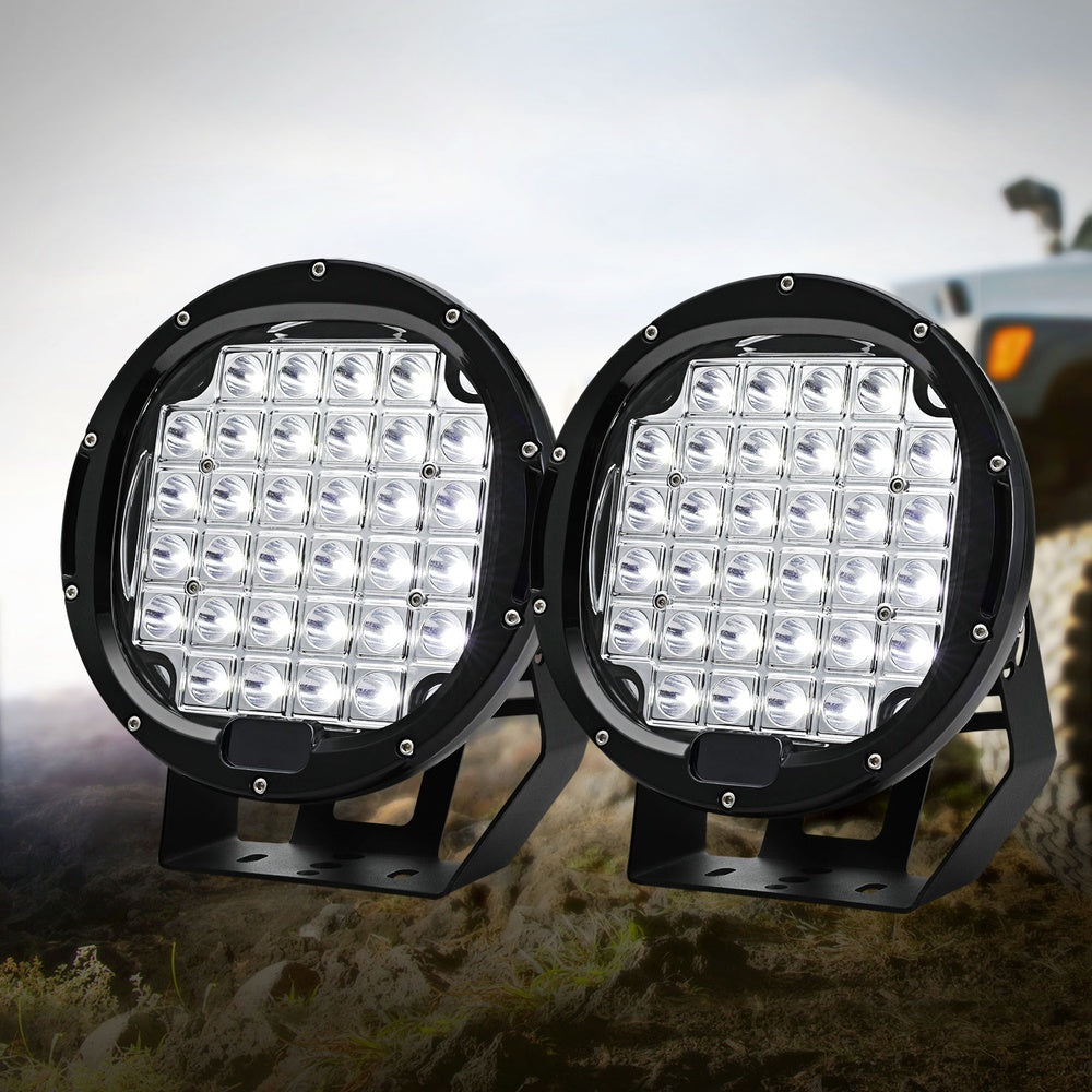 Giantz 9-Inch LED Driving Lights Flood Spot Car Truck SUV 12V 24V