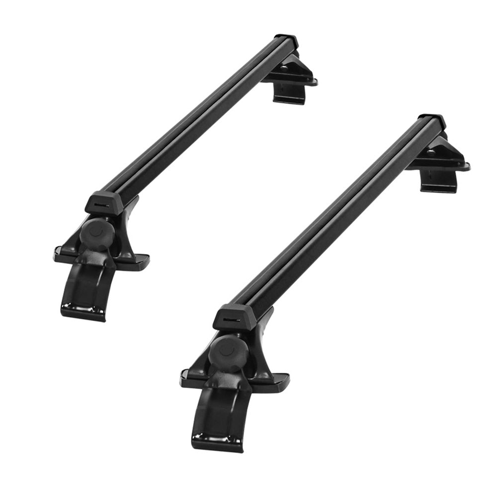 Universal 145cm Aluminium Car Roof Racks Black