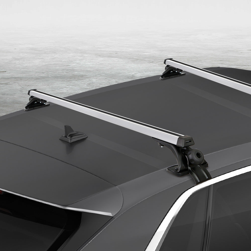 Universal 145cm Aluminium Car Roof Racks Silver