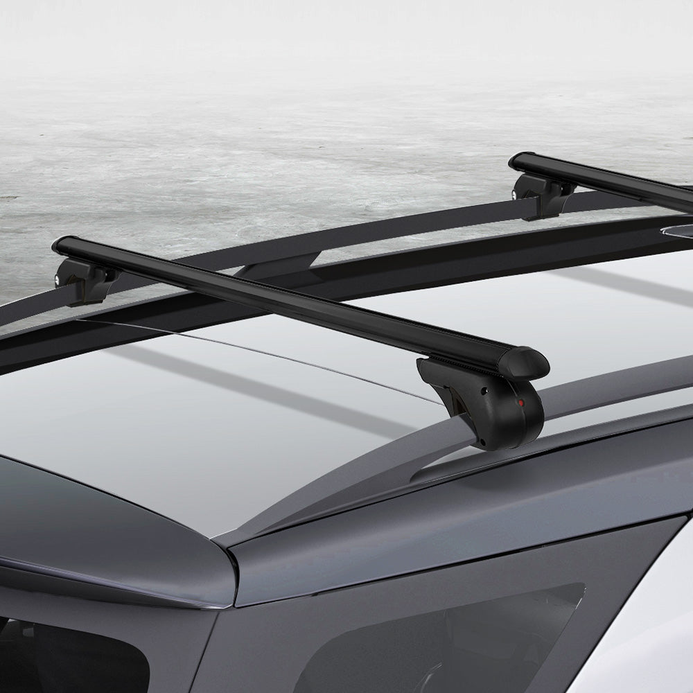 Universal 108cm Aluminium Car Roof Racks Black
