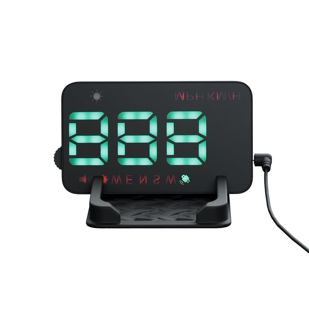Giantz Universal Car GPS Speedometer HUD Display Black