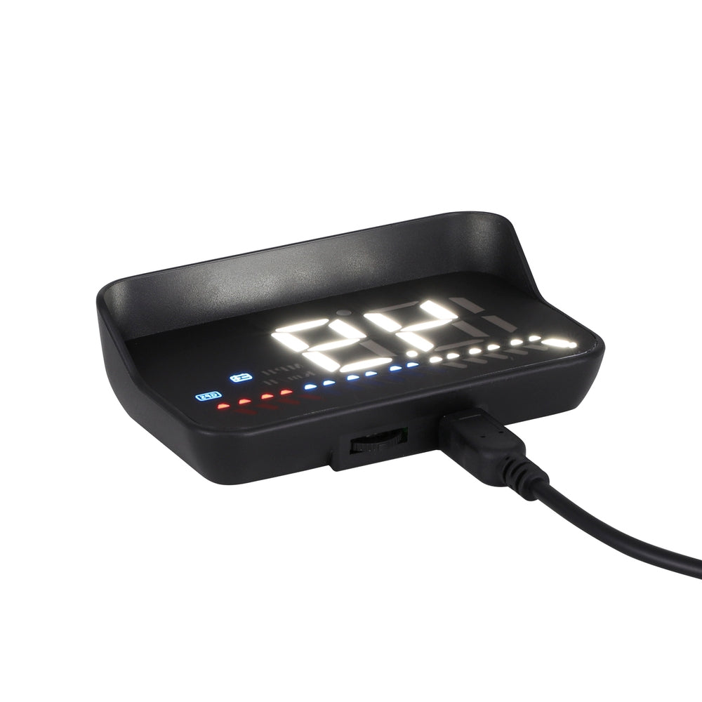 Giantz Universal Car GPS Speedometer OBD HUD Overspeed Alarm Black