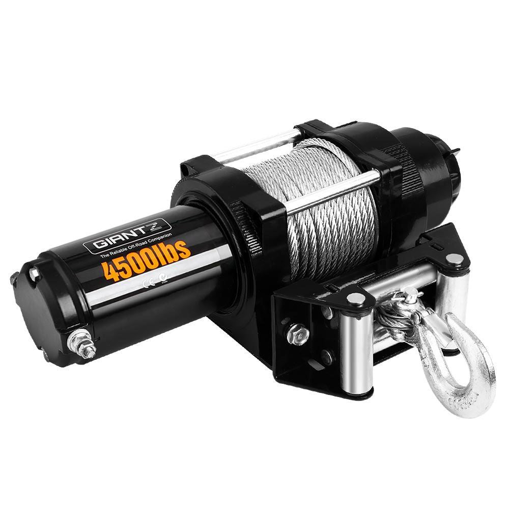 Giantz 4500lbs Electric Winch 4WD Off-Road Waterproof