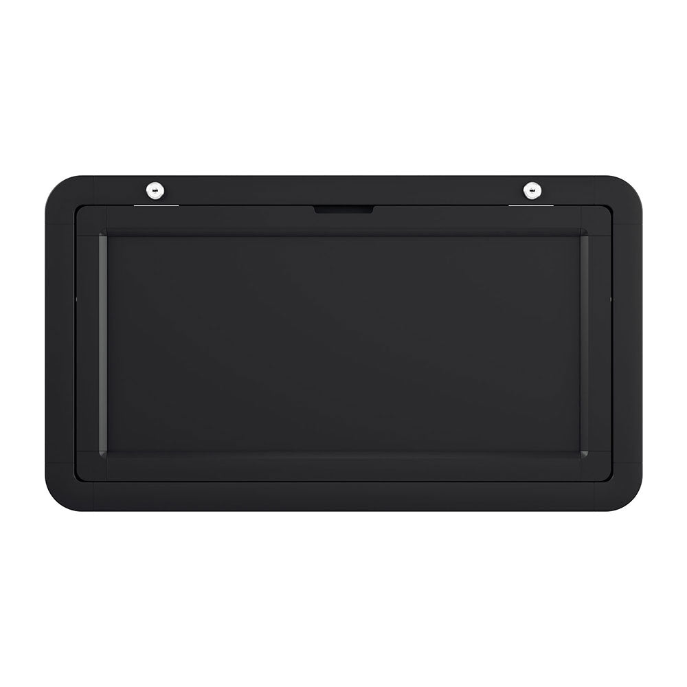 Weisshorn 800x450mm Folding Caravan Table Lockable Black