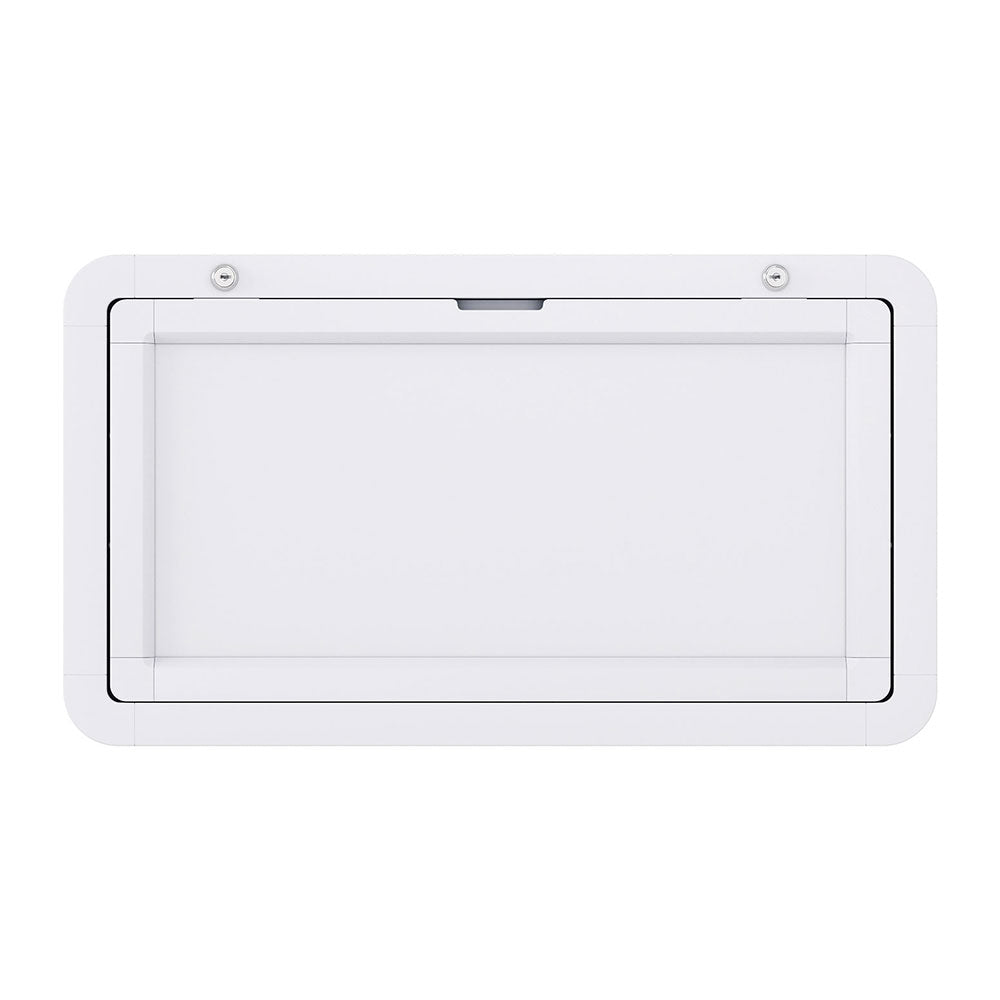 Weisshorn 800x450mm Folding Caravan Table Lockable White