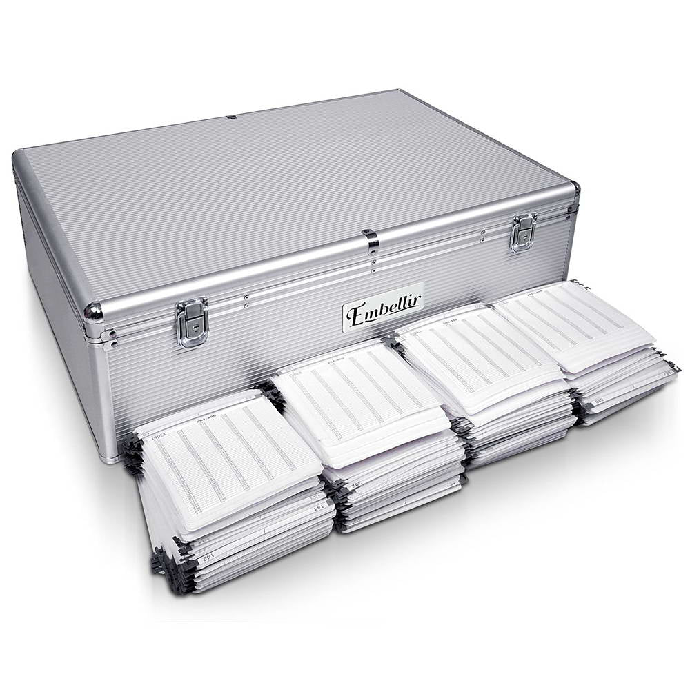 Embellir 1000-Disc Aluminium CD/DVD Storage Case Silver