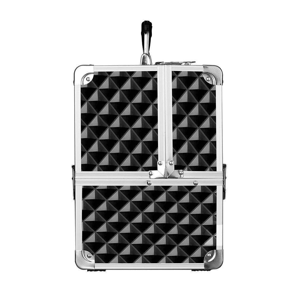 Embellir Large Makeup Case Beauty Organiser Diamond Black