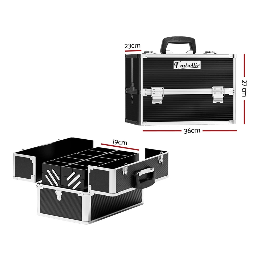 Embellir Portable Makeup Case Black
