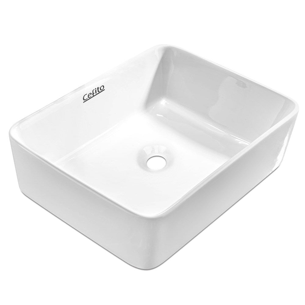 Cefito 48x37cm Ceramic Vanity Basin White
