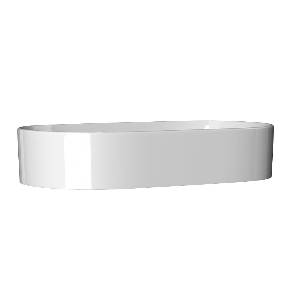 Cefito 52x31cm Round Ceramic Bathroom Vanity Basin White