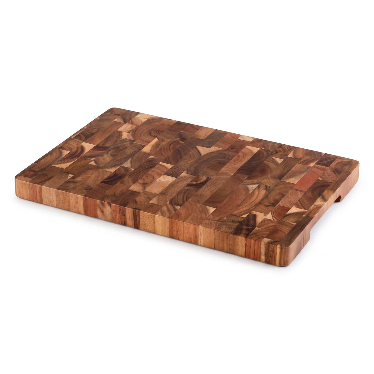 5-Star Chef Acacia End Grain Wooden Cutting Board