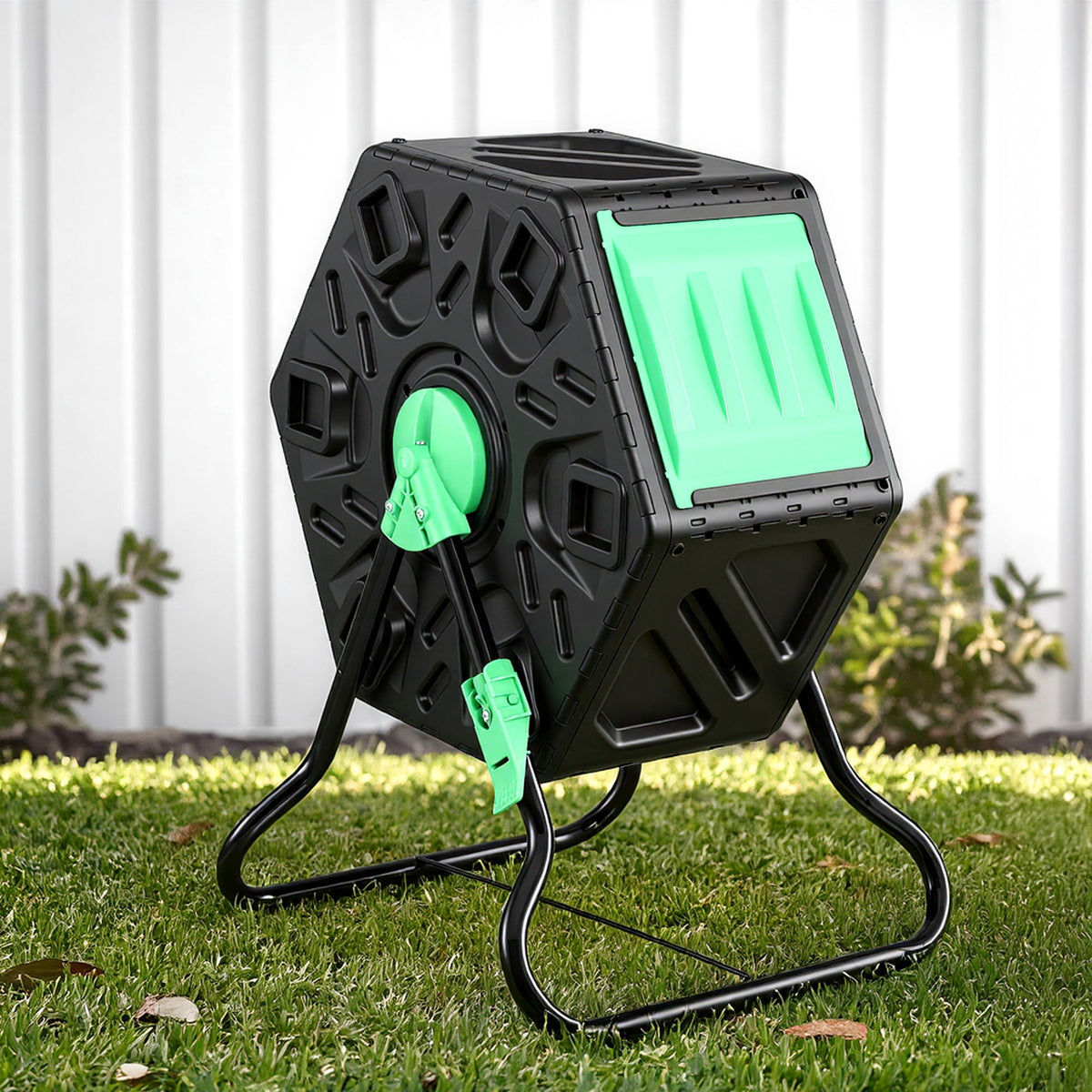 Gardeon Compost Bin 65L Rotating Tumbler Composter Outdoor