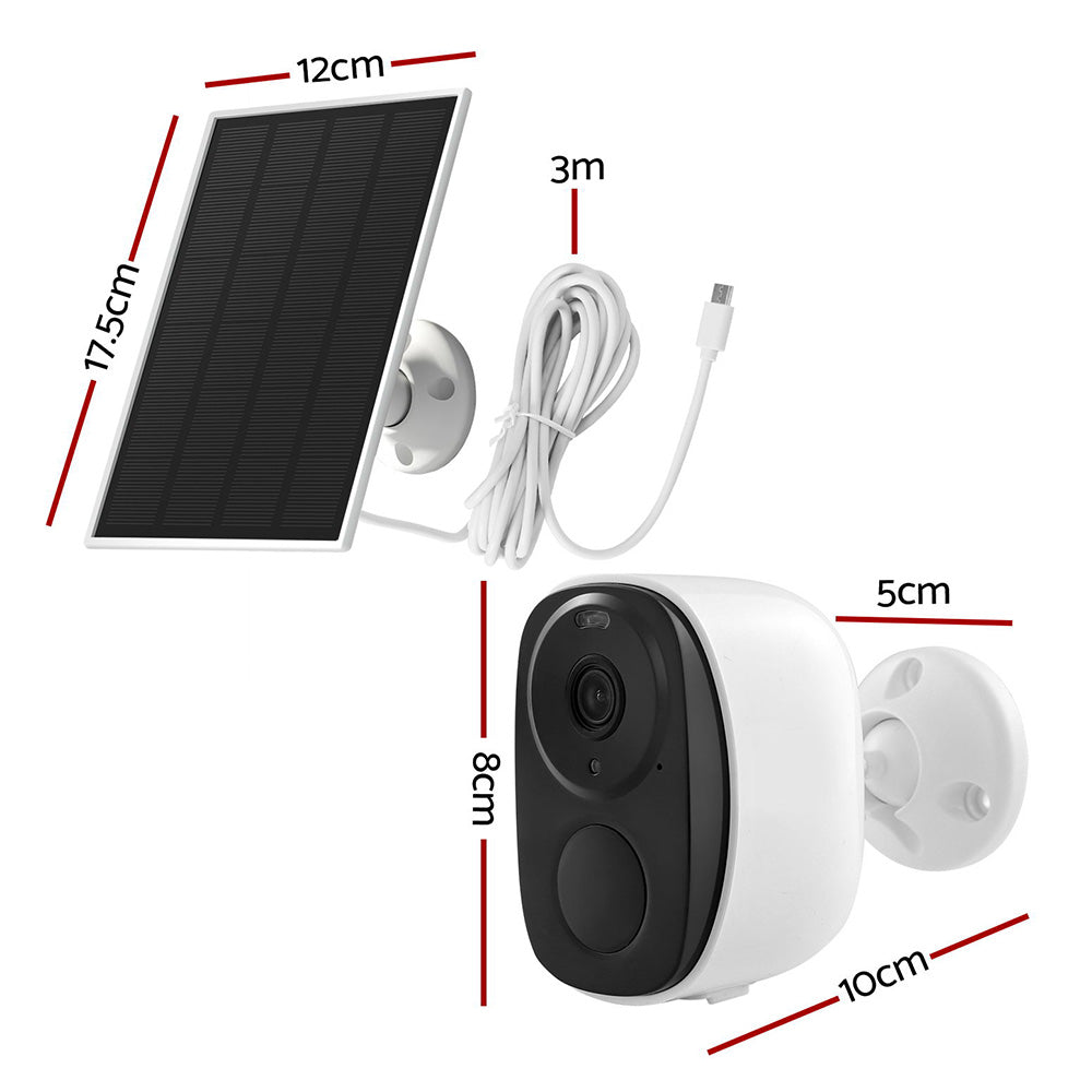 UL-Tech 3MP Solar Security Camera Wireless White