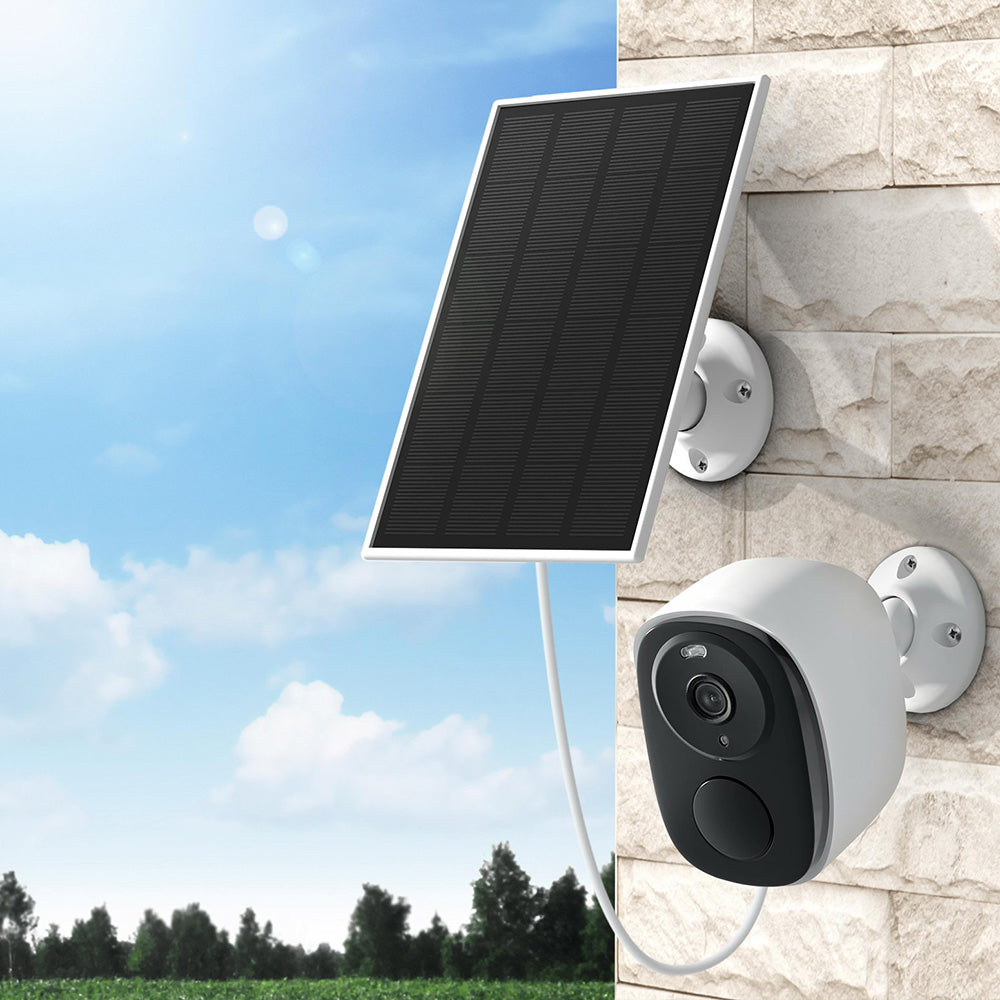 UL-Tech 3MP Solar Security Camera Wireless White