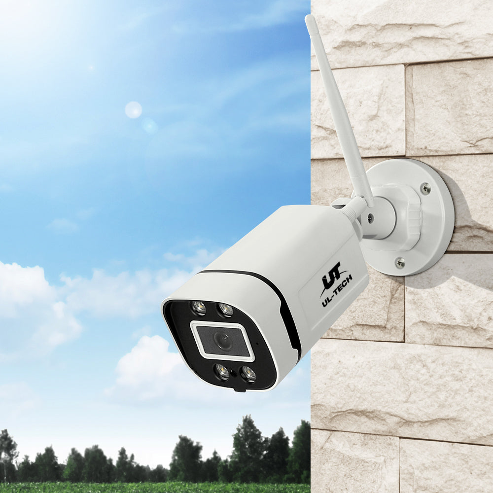 UL-Tech 3MP Wireless CCTV Camera Indoor/Outdoor White